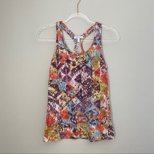 Multi-colored tank top